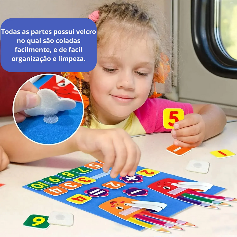 Brinquedos educativos para crianças - Aprender Matemática, Atividades de Aprendizagem.