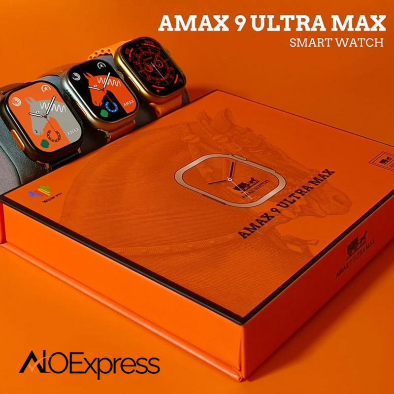 SmartWatch Serie 9 Ultra + Kit com 7 Pulseiras de BRINDE!  - AlôExpress