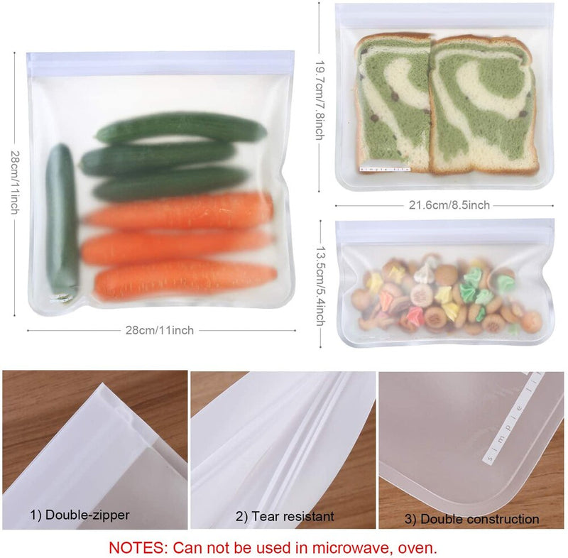 Silicone Food Storage Containers Leakproof Containers Reusable Stand Up Zip Shut Bag Cup Fresh Bag Food Storage Bag Fresh Wrap