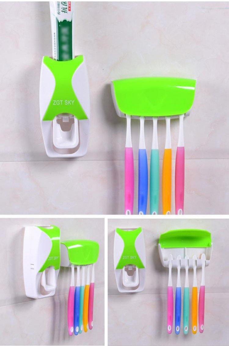 Altomatic Toothpaste dispenser + Brush protection Kit