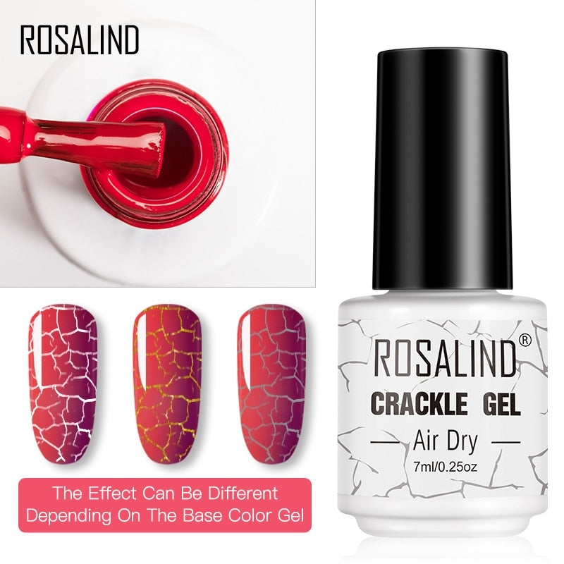 Esmalte de Unha Gel Rosalind - Efeito Crackle