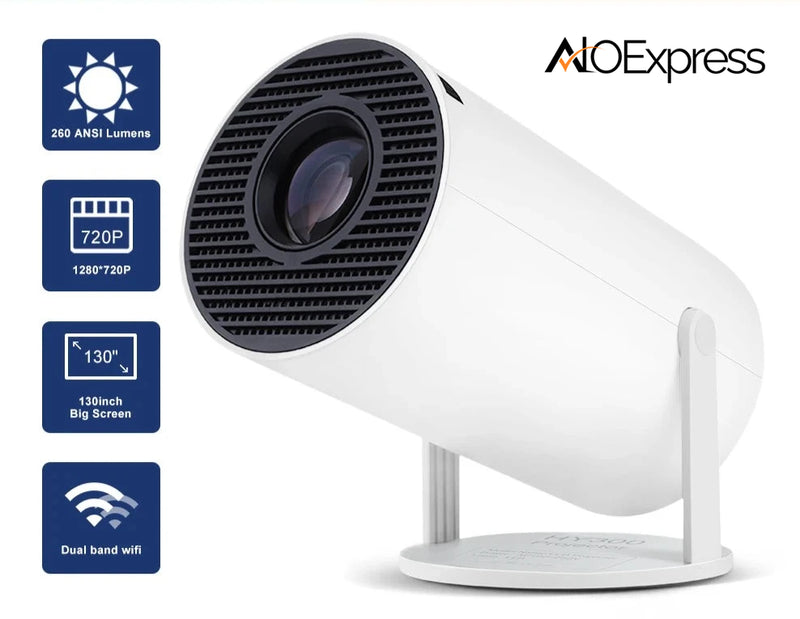 Projector HY300 PRO 4K Magcubic Android 11  - Alôexpress