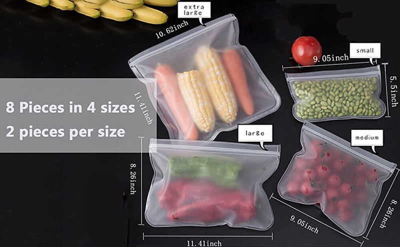 Silicone Food Storage Containers Leakproof Containers Reusable Stand Up Zip Shut Bag Cup Fresh Bag Food Storage Bag Fresh Wrap